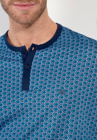 Martinez Long Sleepwear | Blue Print 403053-I0BI